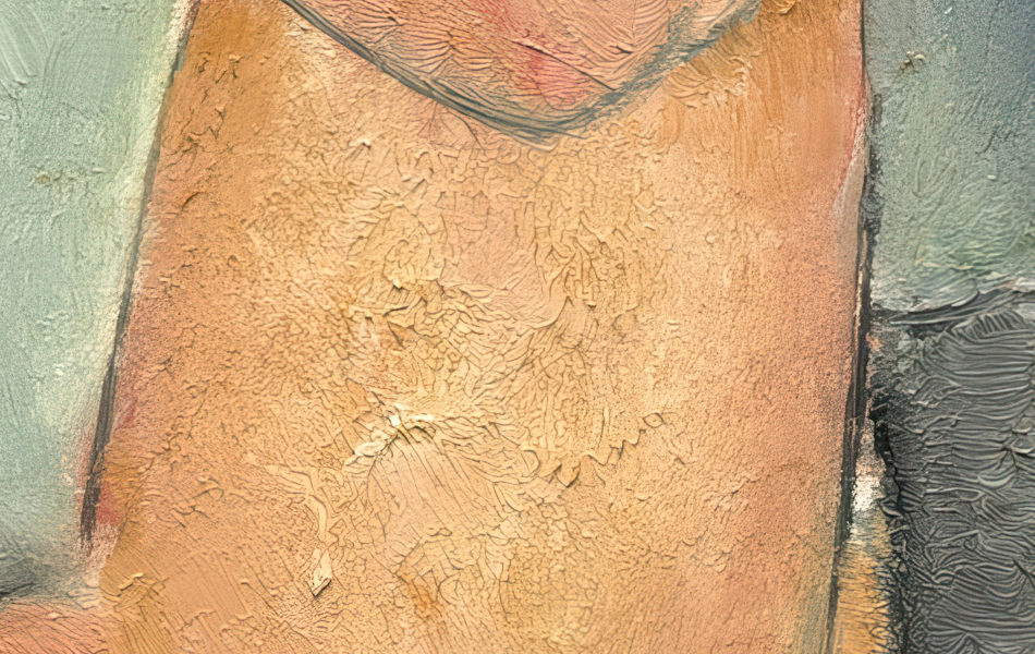 The elongated neck, a recurring motif in Modigliani portraits